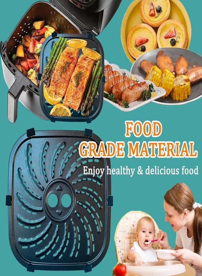 ALJ 4QT Air Fryer Grill Pan for PowerXL Vortex Pro Air Fryer 4QT, Upgraded Replacement Grill Plate Crisper Plate Tray Rack Grate Grid Shelf for 4 Quart PowerXL Air Fryers, Nonstick, Dishwasher Safe - Image 3